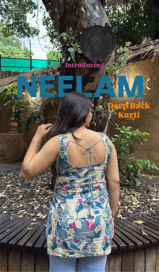 Neelam Deep-back Kurti
