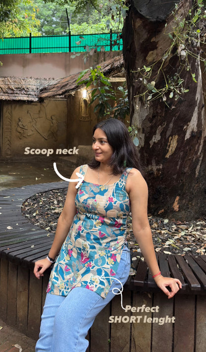 Neelam Deep-back Kurti