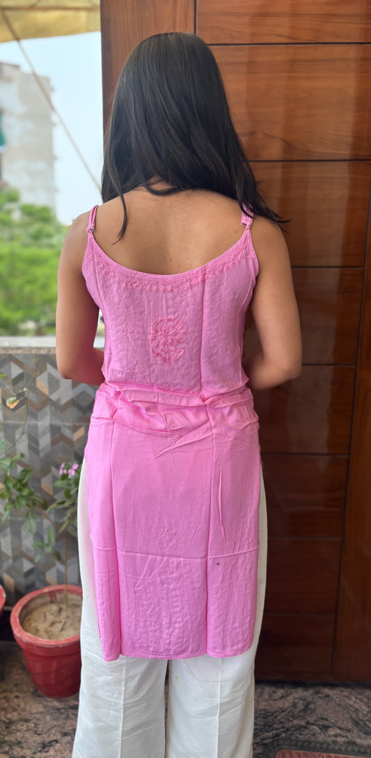 Short Chikankari Kurti