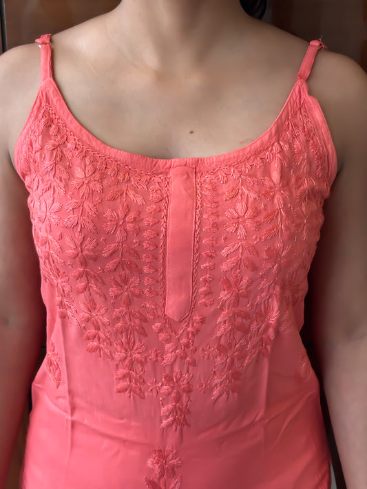 Short Chikankari Kurti