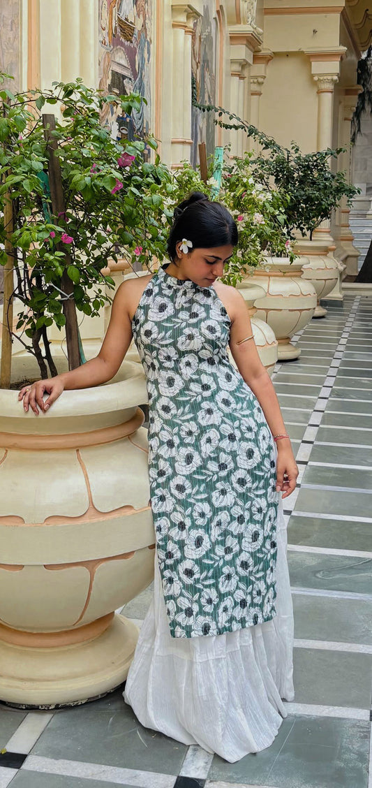 Halter Neck Kurti