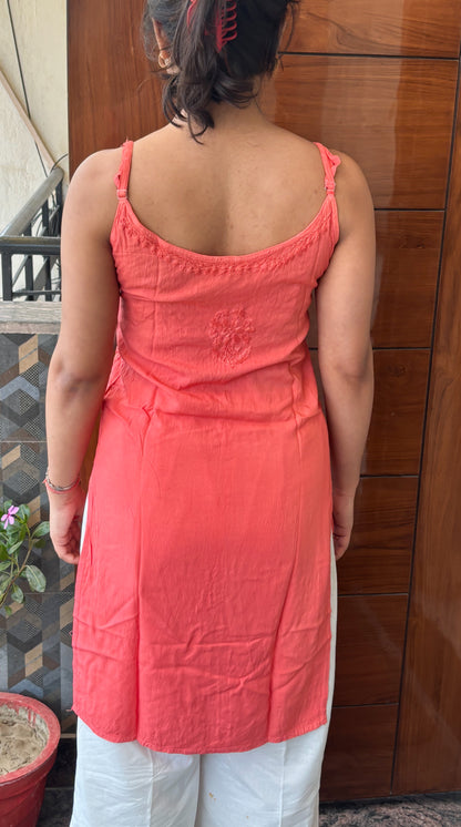 Short Chikankari Kurti