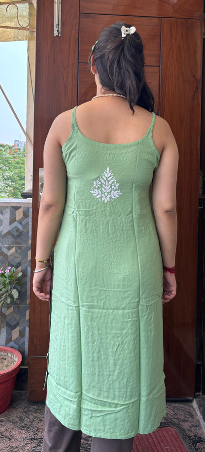 Short Chikankari Kurti